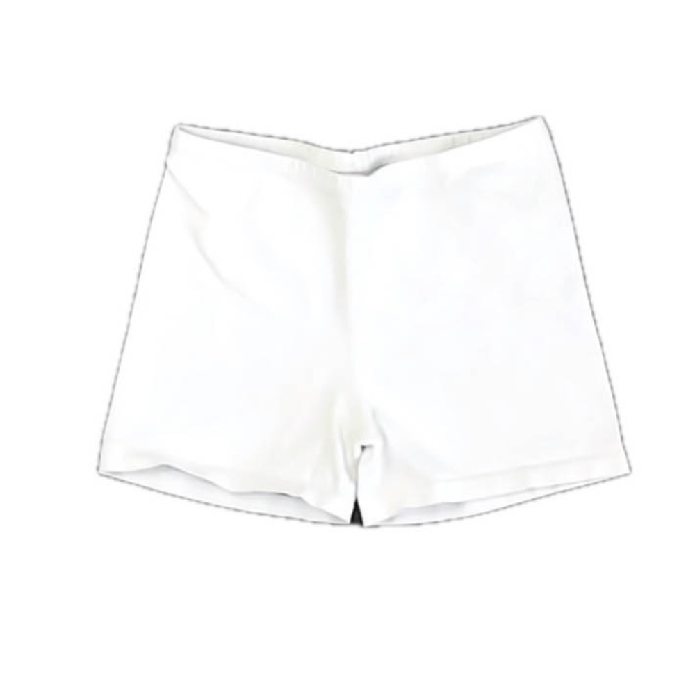 Primary.com Girls White Shorts size: 8-9 Years